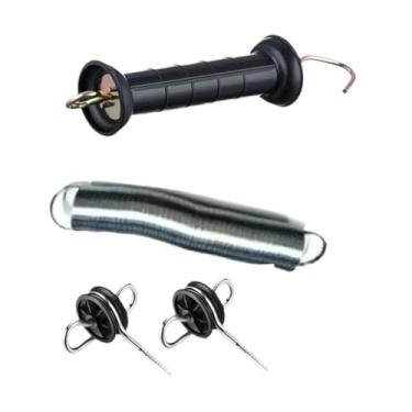 Imagem de Milageto Kit de Alça para de Cerca Elétrica, Componentes Práticos para Jardins e Quintais