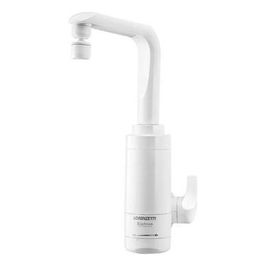 Imagem de Torneira Eletrica Bica Alta Branca 220v Lorenzetti Essence