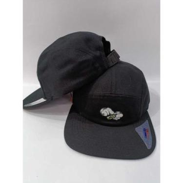 Imagem de bone chapeu five masculino feminino aba reta JM snapback five panel - 
