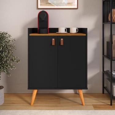 Imagem de Aparador Sala Cantinho Café 2 Portas Hall de entrada Lara - Diversas C