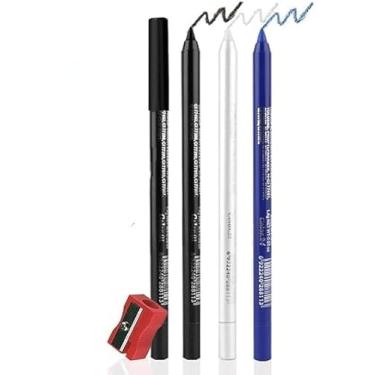 Imagem de Fato de lápis de delineador flash de gel colorido, 3 canetas de delineador de olhos, caneta de delineador de olhos impermeável, sombra de olhos, sobrancelha, lápis de olhos (01# 22#+24#)