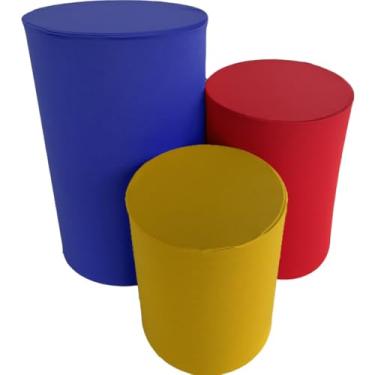 Imagem de Trio de Capa para Cilindro Para Festa Decoração de festa trio capa de cilindro Monte Sua Capa(SUPER HEROIS)