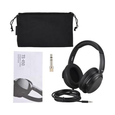 Imagem de SPYMINNPOO Fones de Ouvido Estéreo, Fones de Ouvido Com Fio de Ouvido 40mm Driver Diafragma Fenchones Fechados Com o Adaptador de 6,35 Mm para Entusiastas da Música