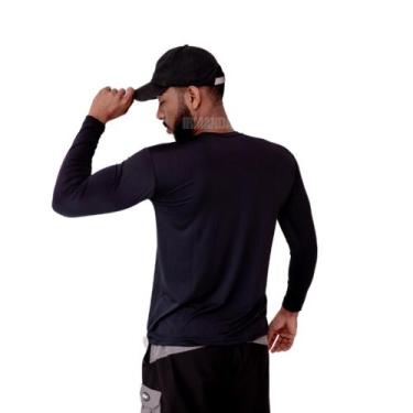 Imagem de Camisa térmica masculina multicores disponiveis - sem marca, Preto, gg