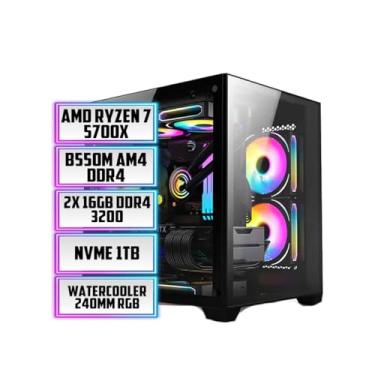 Imagem de PC GAMER RYZEN 7 5700X, B550M, WI-FI, 32GB RAM, NVME 1TB, NVIDIA RTX 5060 8GB