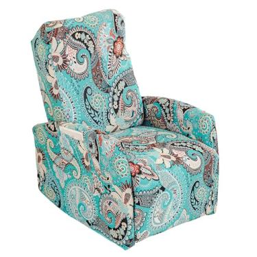 Imagem de CRFATOP Capas para cadeira reclinável, 4 peças, impressas, pequenas capas reclináveis com bolso, capas reclináveis de sofá para Home Theater, 1 assento reclinável, capa de sofá para crianças, cães