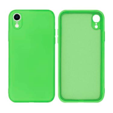 Imagem de Capinha Celular para iPhone XR Com Proteção de Câmera em Silicone com Interior Aveludado