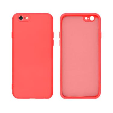 Imagem de Capinha Compativel com iPhone 6 / 6S Com Proteção de Câmera em Silicone com Interior Aveludado