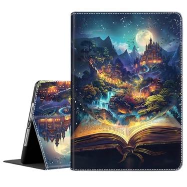 Imagem de Capa para iPad Pro de 11 polegadas (M4) lançado em 2024 (5ª geração), capa inteligente protetora de suporte fino com função hibernar automática para iPad Pro 11 polegadas 2024, livros aquarela