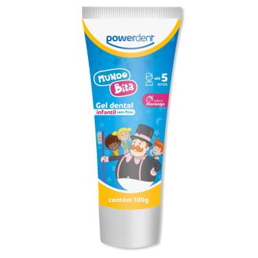 Imagem de Gel dental infantil Powerdent Mundo Bita 100g