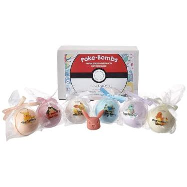 Imagem de Brinquedos bomba de banho dentro das bombas de banho, bolas enormes (142 g) seguras, ótimo para banhos de espuma, perfeito para meninas e meninos (6 unidades) pacote com 1