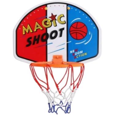 Imagem de Brinquedo Cesta De Basquete Mini Infantil Para Aprender A Arremessar Com Bola Colorida E Tabela Divertida Jogo Esportivo Para Desenvolvimento Coordenação Motora QUALIDADE PREMIUM 27CM