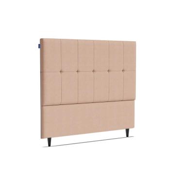 Imagem de Cabeceira Piave Veluto Bege Casal (8x140x120) - Ortobom