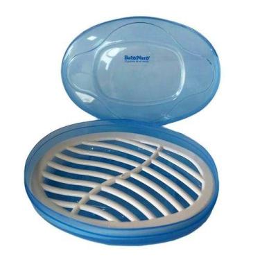 Imagem de Saboneteira Infantil Com Tampa P/ Menino Baby Nany, Vermelho