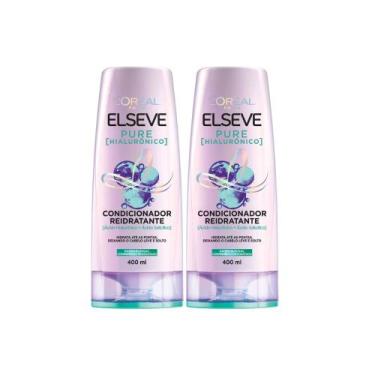 Imagem de Kit 2 Condicionador L'Oréal Paris Elseve Pure Hialurônico 400ml