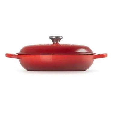 Imagem de Caçarola Antiaderente Nanocerâmico 26cm 3,4l Fogão E Forno(Vermelho)