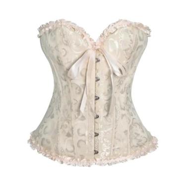 Imagem de Corset Modelador plus Size Para Mulheres, Cintura Redutora, Modeladore