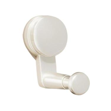 Imagem de Generic Organizador de cabides com ventosa, extensível, montagem na parede, cabide para armazenamento de roupas, suporte para lavanderia, máquina de lavar, Branco