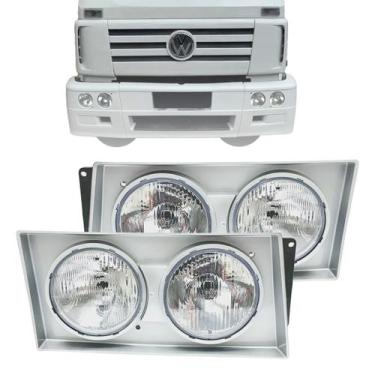 Imagem de Par Farol H1 H1 VW Titan 2000 a 2002 Para Caminhão Modelos 15180 23210