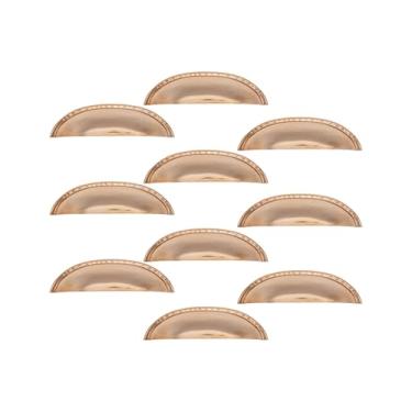 Imagem de Puxador Concha Puxador Armario Gaveta Colonial Moveis Retro (7, Rose Gold)