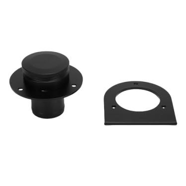 Imagem de Cryfokt Tampa de Gás para Enchimento do Tanque de Combustível, Suporte de Mangueira de Pescoço Recheado a Combustível 17-2530 Engenharia de Luz do Teste de Abrasão para Manutenção (Preto)