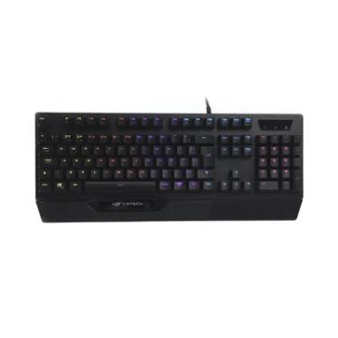 Imagem de Teclado Mecânico Gamer C3tech KGM-1200BK, LED RGB, Switch Blue, Anti-Ghosting, Apoio de punho, ABNT2