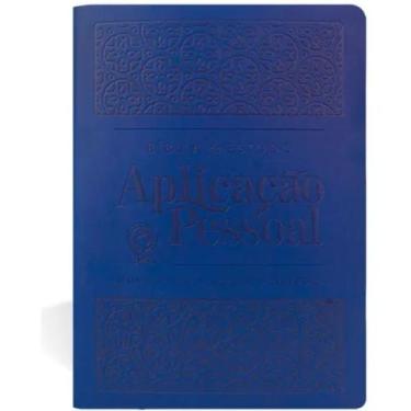 Imagem de Bíblia de Estudo Aplicação Pessoal  Grande  Luxo Azul  NVT  CPAD