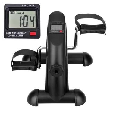 Imagem de Bicicleta Fisioterapia Ergometrica Mini Bike Simulador Digital Lcd Braços E Pernas Portatil