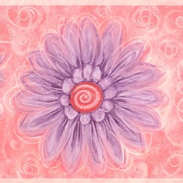 Imagem de Papel de parede borda aquarela arco-íris floresta sapos 9,25" x 15" KZ4381B