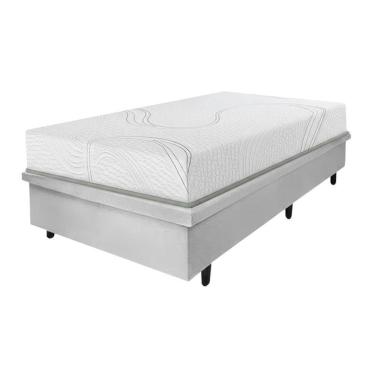 Imagem de Colchão Bartira Viena Solteiro Enrolado à Vácuo na Caixa + Cama Box para Colchão de Sol...