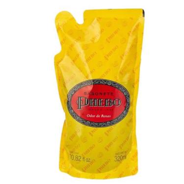 Imagem de Refil Sabonete Líquido de Glicerina Phebo Odor de Rosas 320ml