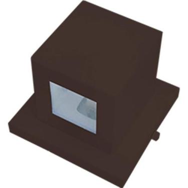 Imagem de Arandela Box Alumínio Com Base + Lâmpada G9 LED - I9LED, 220V, Marrom