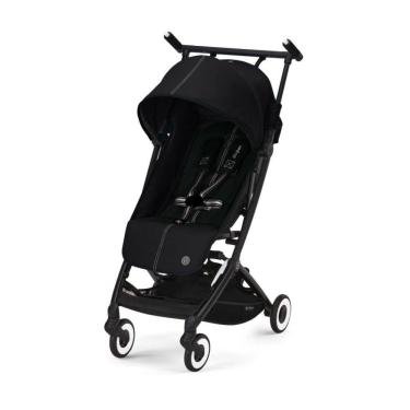 Imagem de Carrinho de Bebê Ultracompacto com Suspensão Suave e Reclinação Ajustável com Uma Mão, Cybex Libelle 2, Preto
