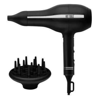 Imagem de Secador de Cabelo Profissional com 3 Velocidades e 4 Temperaturas, 2000W, 110v, HOT TOOLS HT1099BG, Preto