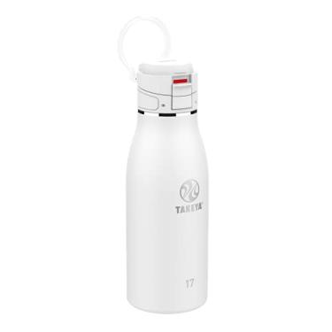 Imagem de Takeya 885395512754 Garrafa de aço inoxidável isolada Traveler, tampa flip Arctic 500 ml