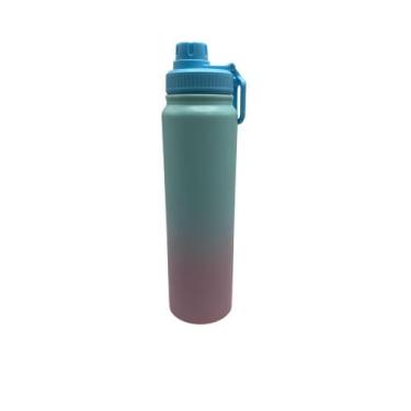 Imagem de Garrafa Térmica Esportiva Inox Gradiente 800ml ou 1000ml  Bebida Quent