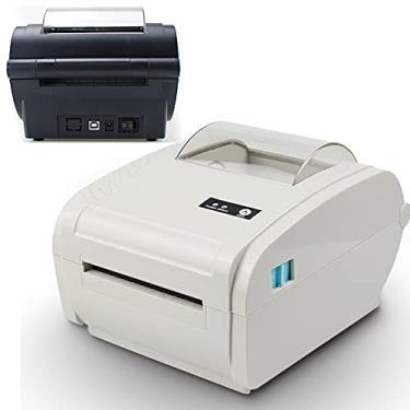 Imagem de IWIRA Impressora térmica de etiquetas com sistema Wins Mac Linux Impressora de etiquetas de envio Shopify Amazon Ebay & Rotulador para roupas, prateleiras, cores e produtos (USB (preto)