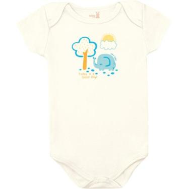 Imagem de Body mang curt bebe 13538 kiko e kika - Kiko baby, Bege, M