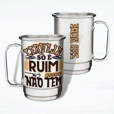 Imagem de Caneca Alumínio Personalizada Coleção Frases Vários Modelos - Sublimiu