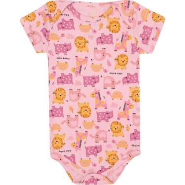 Imagem de Body mang curt bebe 12988 kiko e kika - Kiko baby, Rosa, P