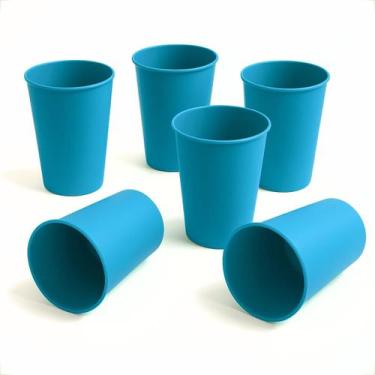 Imagem de 25 Copos de Plasticos Kit Copos Coloridos 200ml Infantil Reutilizavel 