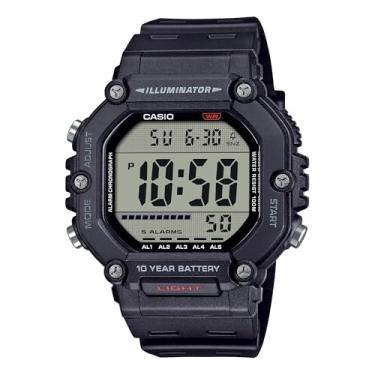 Imagem de Casio Série AE-1600H | Preto | Bateria de 10 anos | Iluminador LED | Relógio Digital, Preto