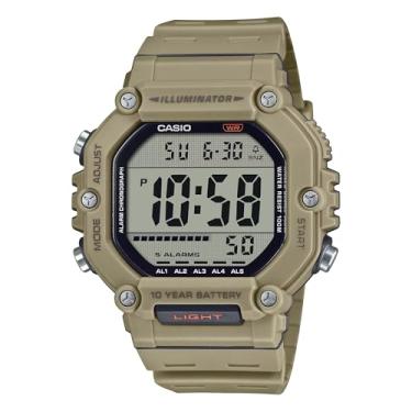 Imagem de Casio Série AE-1600H | Bege | Bateria de 10 anos | Iluminador LED | Relógio Digital, Bege