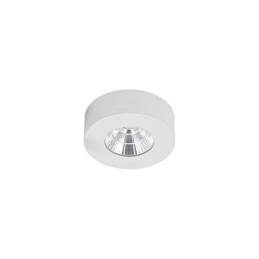 Imagem de Spot De Sobrepor Nordecor Asis Redondo Led 5w Bivolt Branco 3000k Luz Amarela