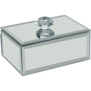 Imagem de Estojo Porta Joias Espelhado Home & Co Decorativo Mdf