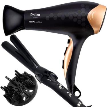 Imagem de Secador De Cabelo Philco Profissional 2200w Ion Ar Quente Frio Stilus 