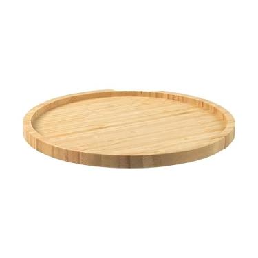 Imagem de Organizador Giratório Cozinha Porta Temperos Bancada Bambu (Organizador Baixo)