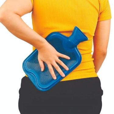 Imagem de Bolsa Térmica de Borracha para Água Quente e Fria, 2 Litros, Múltiplas Cores, Compressas para Alívio de Dor e Terapia