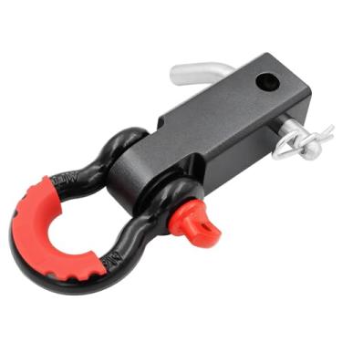 Imagem de Handfly Recetor de engate de manilha 5 cm 20,411 kg Resistência à ruptura 1,9 cm Manilha de anel D