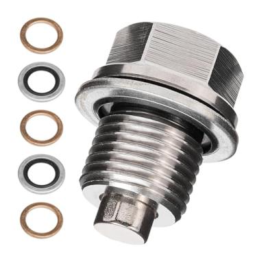 Imagem de Youteer Parafuso de porca de drenagem de óleo magnético M16X1.5 de aço inoxidável, adequado para a maioria dos carros, motocicletas, barcos.